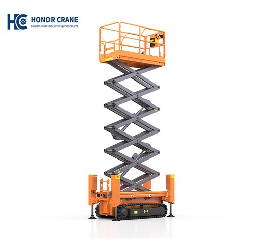 Skæralyftur með rekstri